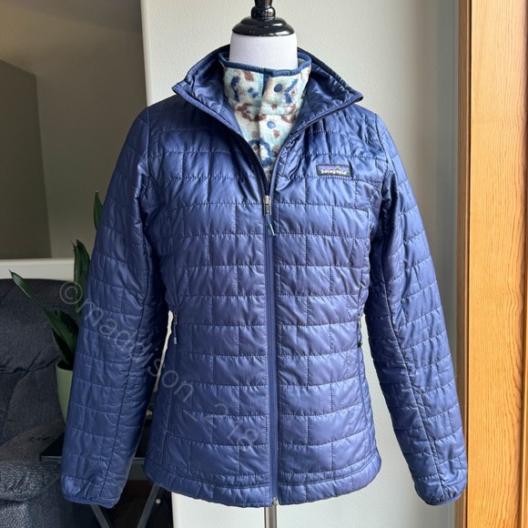 Patagonia Jackets & Blazers - Patagonia Nano Puff Jacket Medium Classic Navy Blue Windproof Water Resistant M